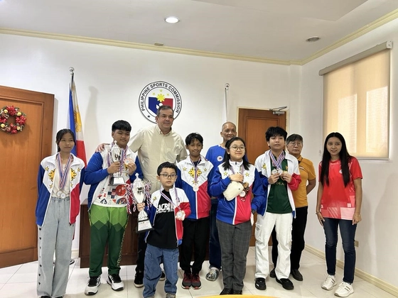 Courtesy call with Marius at the Philippine Sports Commission