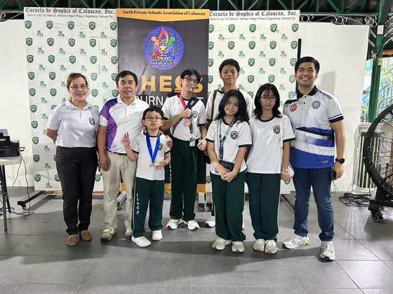 Marius with NPSAC Chess Team