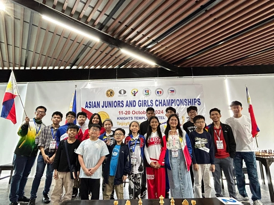 Philippine Team during the Asian Juniors and Girls Chess Championship