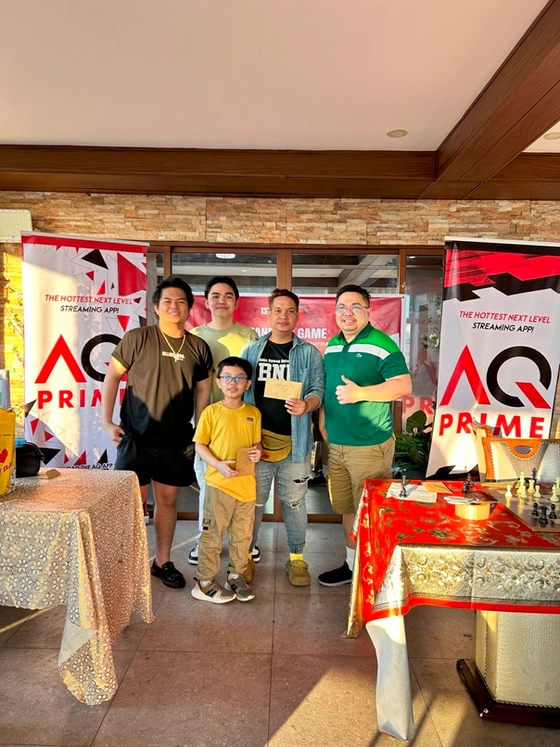 Marius with the AQ Prime Team