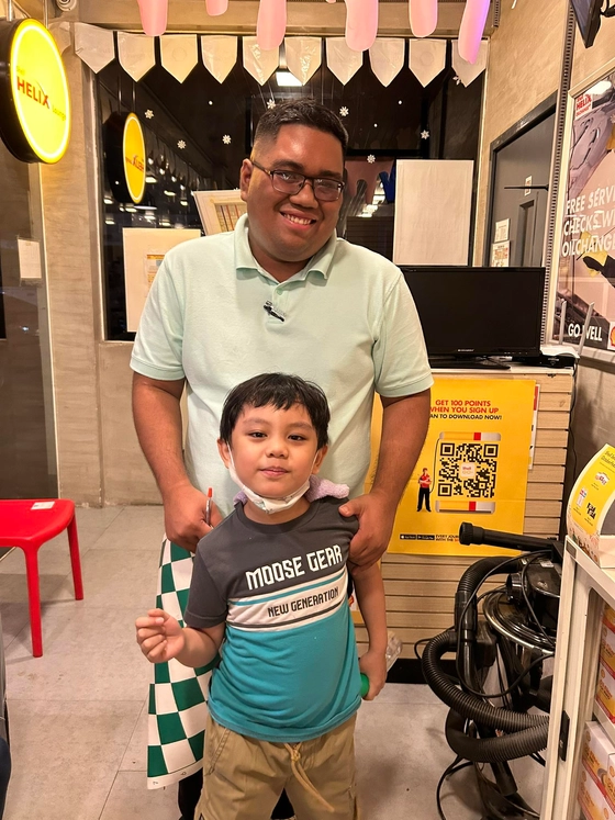 Marius with Sir Normel of Bulacan