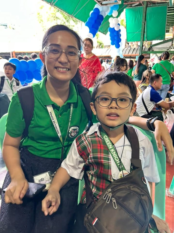 Marius with Coach Thea