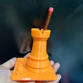 MariusLab Rook Pen Holder