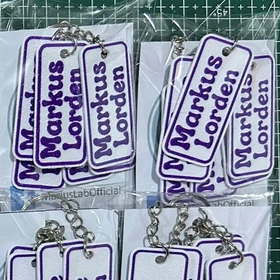 MariusLab Keychain Name Tag