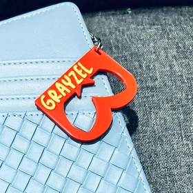 MariusLab Keychain Bloom With Name